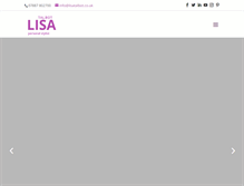 Tablet Screenshot of lisatalbot.co.uk